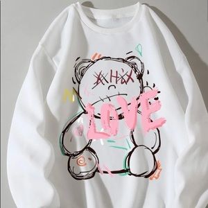 Love bear pull over sweater